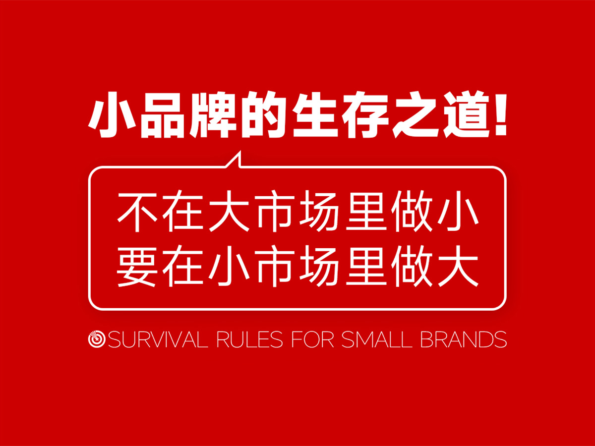 小品牌的生存之道:不在大市场里做小,要在小市场里做大 小品牌的生存之道:不在大市场里做小,要在小市场里做大